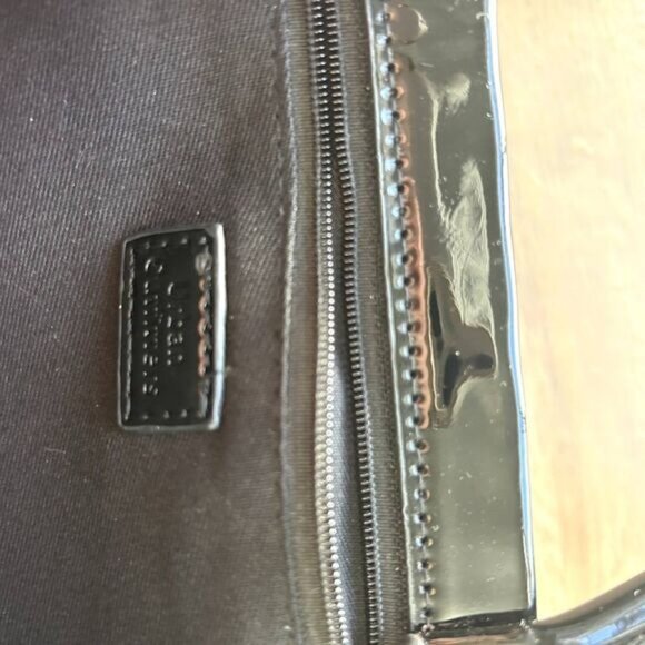 Urban Outfitters Black Patent Mini Tote Bag - Picture 3 of 6